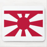 Marina de guerra japonesa imperial estándar de vic alfombrillas de ratones