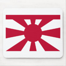Marina de guerra japonesa imperial estándar de vic alfombrillas de ratones