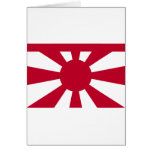 Marina de guerra japonesa imperial estándar de vic tarjeta