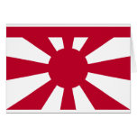 Marina de guerra japonesa imperial estándar de vic felicitacion 