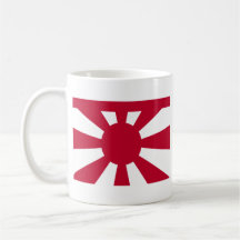 Marina de guerra japonesa imperial estándar de vic tazas