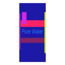 Marina de guerra pura del agua diseños de tarjetas publicitarias