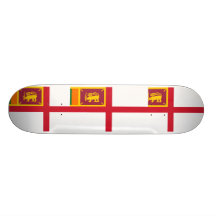 Marina de guerra real de Ceilán, bandera de Sri La Tablas De Patinar