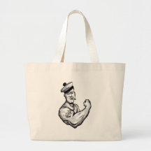 MARINERO CON EL TATUAJE DEL ANCLA BOLSA DE MANO
