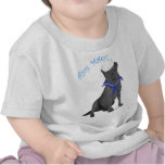 Marinero negro del labrador retriever camisetas