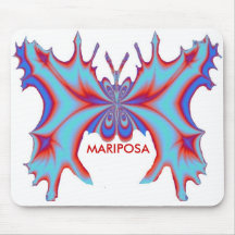 MARIPOSA ALFOMBRILLAS DE RATONES