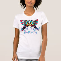 Mariposa antisocial camisetas