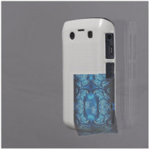 Mariposa azul Flower´´ de la caja de Blackberry `` Blackberry Protectores