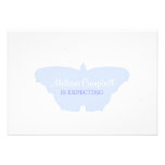Mariposa |blu de la invitación el | de la fiesta d