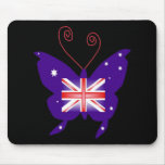 Mariposa británica de la diva tapete de ratón