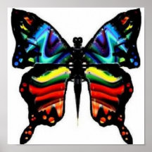 MARIPOSA COLORIDA POSTER