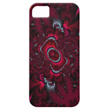 mariposa de Borgoña iPhone 5 Case-Mate Cobertura
