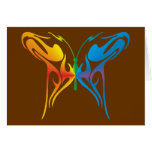 Mariposa de Gradated Tarjetón
