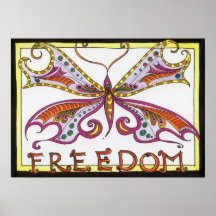 Mariposa de la libertad poster