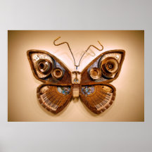Mariposa de los desperdicios impresiones