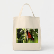 Mariposa de monarca bolsa de mano