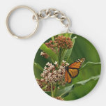 Mariposa de monarca llavero