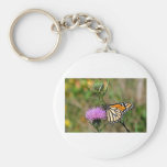 Mariposa de monarca llaveros personalizados