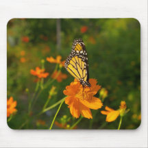 Mariposa de monarca tapetes de ratones