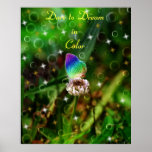 Mariposa del arco iris impresiones