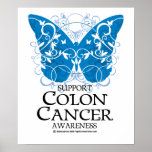 Mariposa del cáncer de colon impresiones