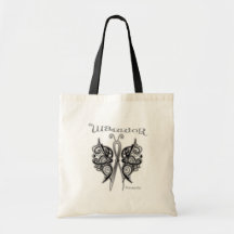 Mariposa del Celtic del guerrero del cáncer de pie Bolsas