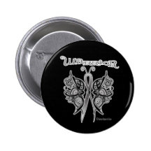 Mariposa del Celtic del guerrero del cáncer de pie Pin