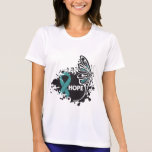 Mariposa del escleroderma de la esperanza camisetas