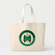 Mariposa del superviviente del cáncer de hígado bolsa