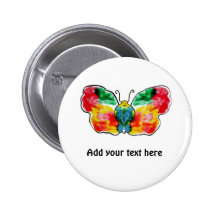 Mariposa - diseño de la plantilla del paisaje pins