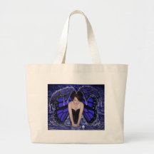 mariposa en la lluvia bolsa de mano