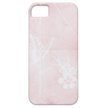 Mariposa en rosa iPhone 5 Case-Mate protector
