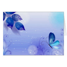 Mariposa fresca 4 tarjetón