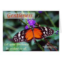 Mariposa - Gentleness Tarjeton
