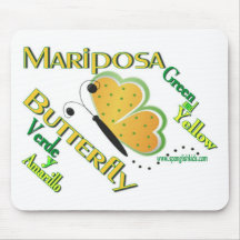 Mariposa/Mariposa-Mousepad Alfombrilla De Ratón