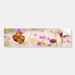Mariposa - Monarach - la vida dulce Etiqueta De Parachoque