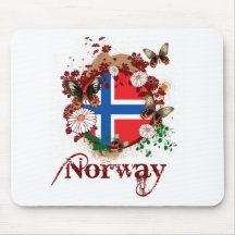 Mariposa Noruega Tapete De Ratón
