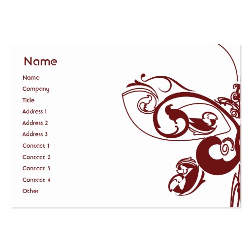 Mariposa - rechoncha tarjetas de negocios