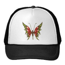 Mariposa reluciente gorros  