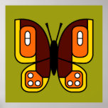 mariposa retra 02 poster