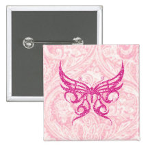 Mariposa rosada pin