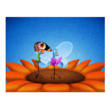 Mariposa Tarjeta Postal