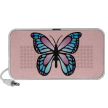 Mariposa viva laptop altavoz