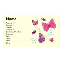 Mariposas 2 F de Kaylas Tarjetas De Visita