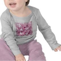 Mariposas blancas camisetas