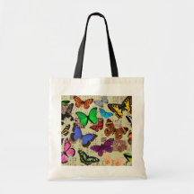 Mariposas coloridas bolsas