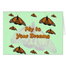 Mariposas de monarca tarjetas