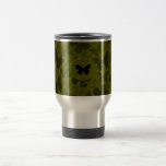 Mariposas del camuflaje taza