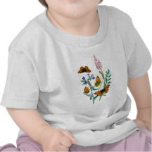Mariposas del verano camisetas