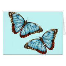 Mariposas del vuelo felicitaciones